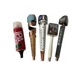 Five Various Beer Tap Handles