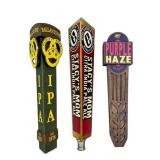 Three Unique Beer Tap Handles