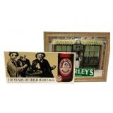 Framed Tall Mirror Sign