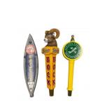 Three Unique Beer Taps