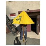 Corona Light Branded Market Umbrella