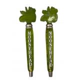 Moosehead Beer Tap Handles Pair