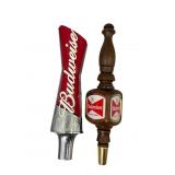 Budweiser Tap Handles