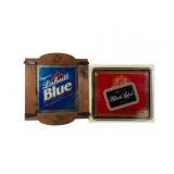 Labatt Blue and Black Label Signs