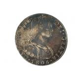1805 Spanish Colonial 8 Reales Coin