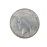 1922-S Peace Silver Dollar, Circulated