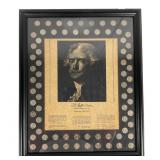 Thomas Jefferson Framed Nickel Display