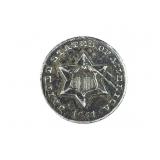 1851-O Three-Cent Silver Coin