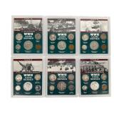 WWII Silver Coin Series Collectible Sets