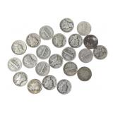 Circulated U.S. Silver Dimes Collection