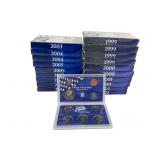 19 US Mint Proof Sets
