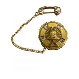 14k Gold 1930s Bell System 20-Year Pin