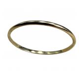 14k Gold Dainty Band, Size 8