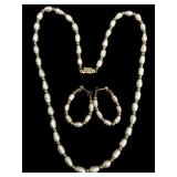 14k Baroque Pearl Jewelry Set