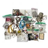 Costume Jewelry Lot with Silver & Gold