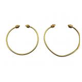 2 Toddler/Baby 18k Gold Cuffs