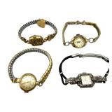 4 Vintage Ladies Watches, Untested