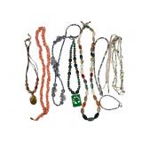 Jewelry With Coral & Stones