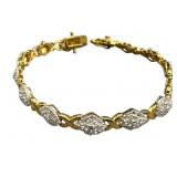Vermeil & Diamond Bracelet