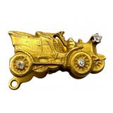 14k Gold Diamond Tie or Lapel Clip