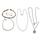 Sterling, Vermeil, and Silver Jewelry Lot