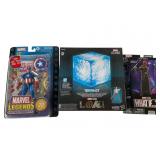 Marvel Legends Figures and Tesseract Set