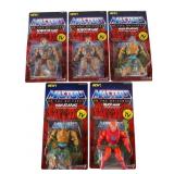 5 Sealed Super7 Masters of the Universe Figures