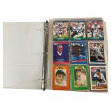 Binder Filled 29 Sleeves Baseball + Football Cards