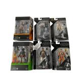Six Sealed Star Wars Figures Set