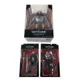 3 Sealed McFarlane Witcher Wild Hunt Figures