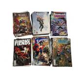 90 Mixed Marvel, DC, and Various Other Comics