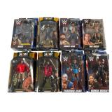 8 Sealed AEW/WWE Action Figures