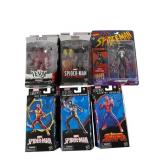 Six Sealed Marvel Spider-Man Action Figures