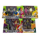 4 Nickelodeon TMNT x Power Rangers Figure Sets