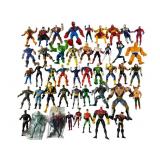 46 Raw DC and Marvel Action Figures