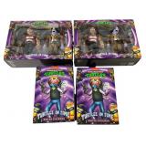 Four Sealed TMNT Neca Action Figures/Sets