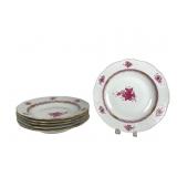 Herend Cake Plates, Indian Basket Pattern