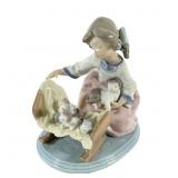 Lladro Cradle of Kittens #5784