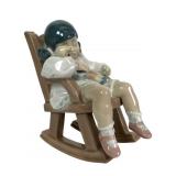 Lladro Naptime Girl with Doll