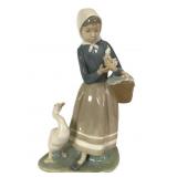 Lladro Shepherdess with Ducks