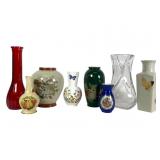 Porcelain and Glass Vase Collection