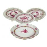 Herend Apponyi Purple Porcelain Set