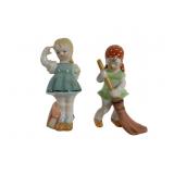 Herend Porcelain Girl Figures