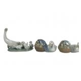 Lladro Little Ducks After Mother