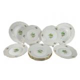 Herend Rosehip Dinner & Salad Plate Set