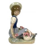 Lladro Picking Flowers