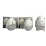 Lladro Limited Edition Porcelain Eggs: 1994, 1998