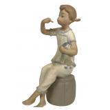 Lladro Girl with Doll