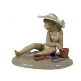 Lladro Playing in the Sand