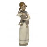 Lladro Girl with Lamb